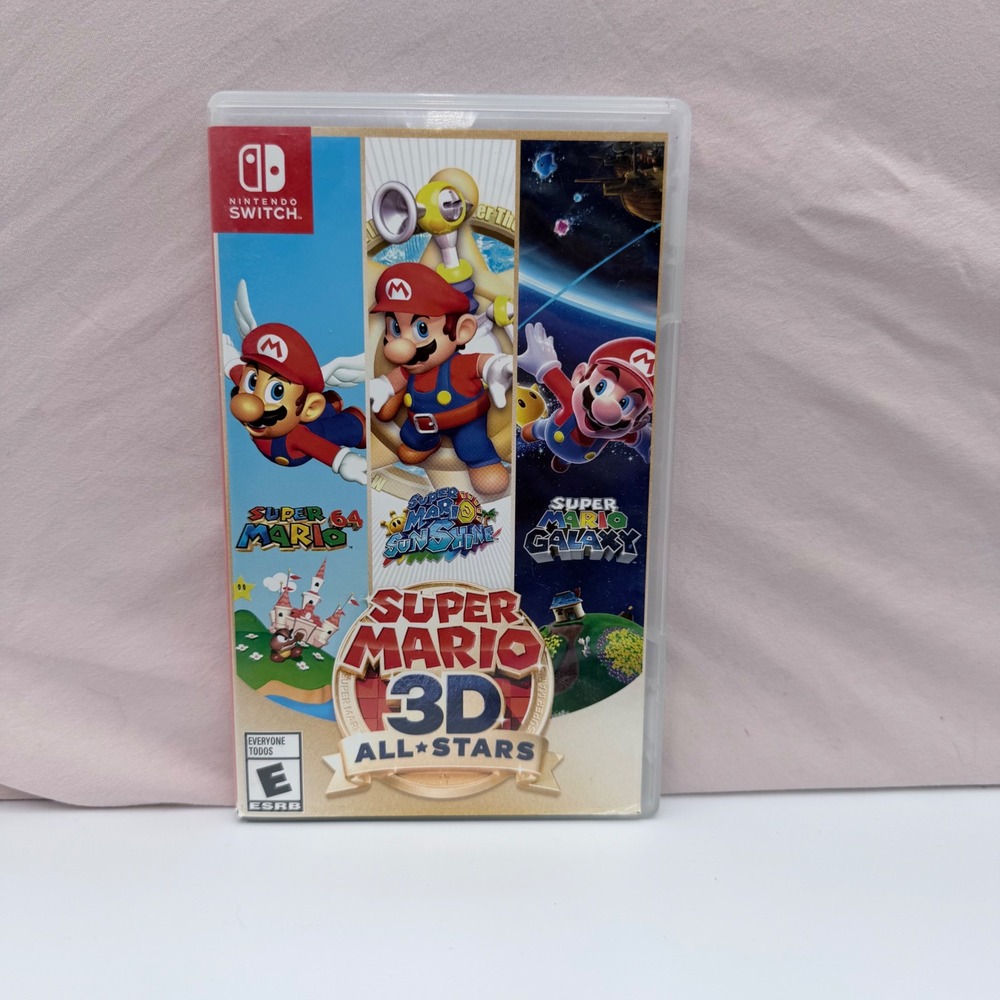Nintendo Switch Mario Game Lot Super Mario 3D All-Stars & Sparks of Hope Bundle